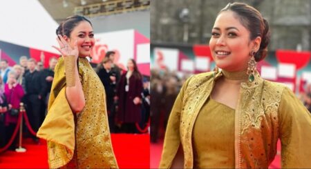 ৪৮তম মস্কো আন্তর্জাতিক চলচ্চিত্র উৎসবে ভাবনার রেড কার্পেট লুক ভাবনা