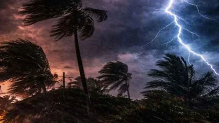 বজ্রঝড়ের আশঙ্কা