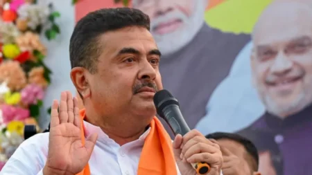 পশ্চিমবঙ্গের পরবর্তী মুখ্যমন্ত্রী হচ্ছেন শুভেন্দু অধিকারী শুভেন্দু অধিকারী