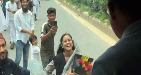 ‘সারা বাংলাদেশ লিখে দিলেও এত খুশি হতাম না’ কিশোরী সাফওয়ানা সিদ্দিক রেয়ান