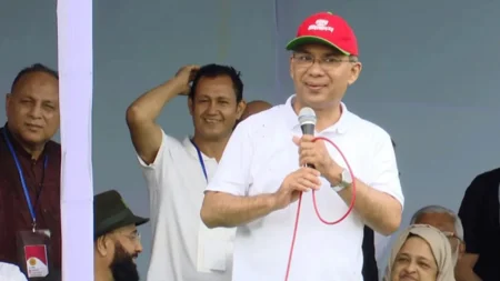 সিলেটে প্রধানমন্ত্রীকে দেখে স্লোগান–‘দুলভাই, দুলাভাই’ সিলেটে প্রধানমন্ত্রী