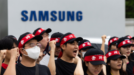 samsung strike