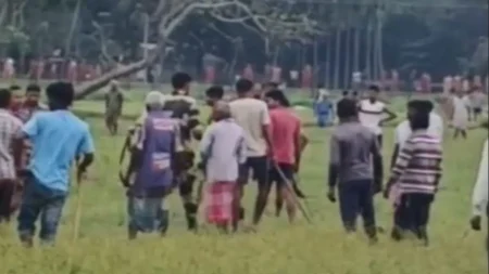 সীমান্তে বিএসএফ-গ্রামবাসী উত্তেজনা উত্তেজনার সৃষ্টি