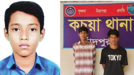 কচুয়ায় স্কুলছাত্র শাকিব হত্যা: ৮ মাস পর রহস্য উদঘাটন, দুইজন গ্রেপ্তার উদঘাটন