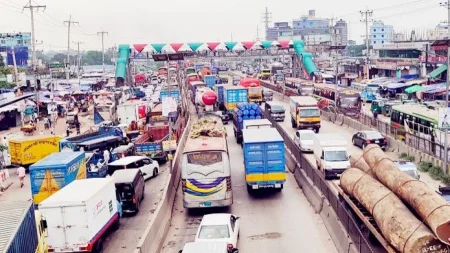 তীব্র যানজট