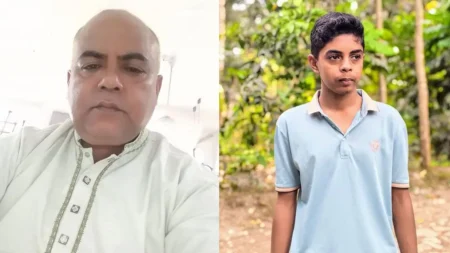 বাসচাপায় বাবা-ছেলের মৃত্যু