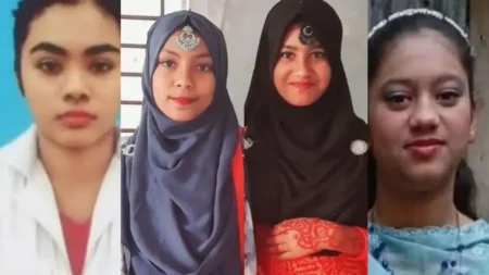 ৪ ছাত্রী নিখোঁজ
