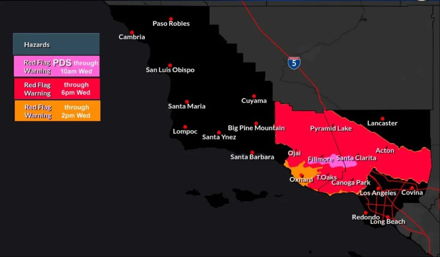 Fire Weather Alerts Grip Western US
