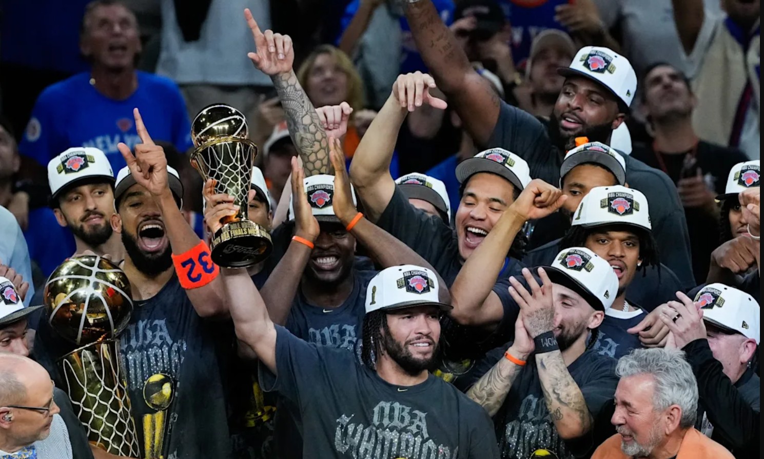 New York Knicks Ticker-Tape Parade Draws Millions to Canyon of Heroes for First Title Since 1973