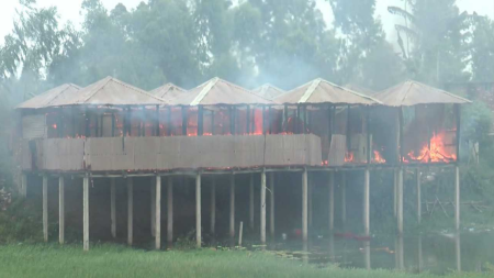 রেস্টুরেন্টে আগুন