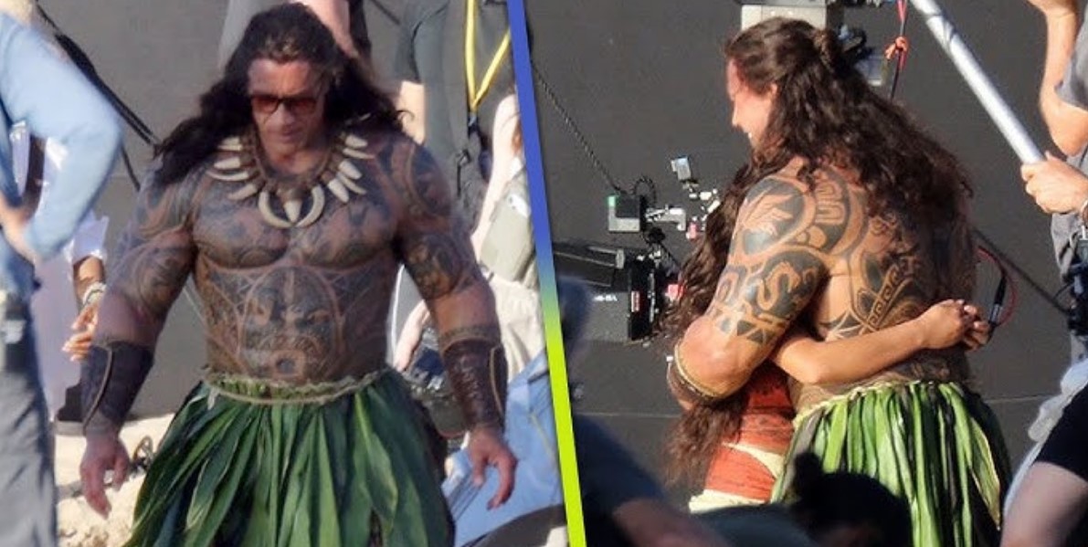 Dwayne Johnson Moana live-action