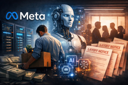Meta Cuts 8,000 Jobs as Zuckerberg Admits AI Missteps Meta layoffs AI restructuring 2026