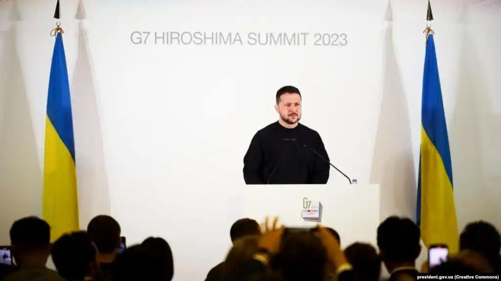 Zelensky G7 Evian air defense
