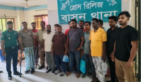 গাজীপুরে আ.লীগ-ছাত্রলীগের ৩০ নেতা-কর্মী গ্রেফতার gazipur