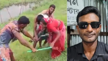 নারীকে প্রকাশ্যে মারধরের ভিডিও ভাইরাল, যুবদল নেতা বহিষ্কার যুবদল নেতা