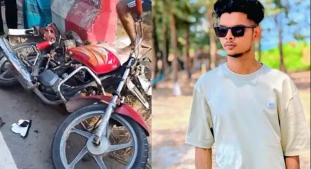 চাঁদপুরে ভাগনিকে বাইক চালানো শেখাতে গিয়ে ট্রাকে ধাক্কা, প্রাণ গেল মামার চালানো