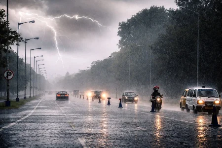 টানা ৫ দিন বজ্রসহ ভারী বর্ষণের পূর্বাভাস বজ্রসহ ভারী বর্ষণের পূর্বাভাস
