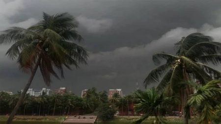 রাতের মধ্যে যেসব জেলায় ৬০ কিমি বেগে ঝড়ের শঙ্কা ৬০ কিমি বেগে ঝড়ের শঙ্কা