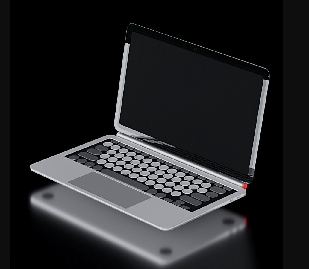Nothing Book Concept Laptop