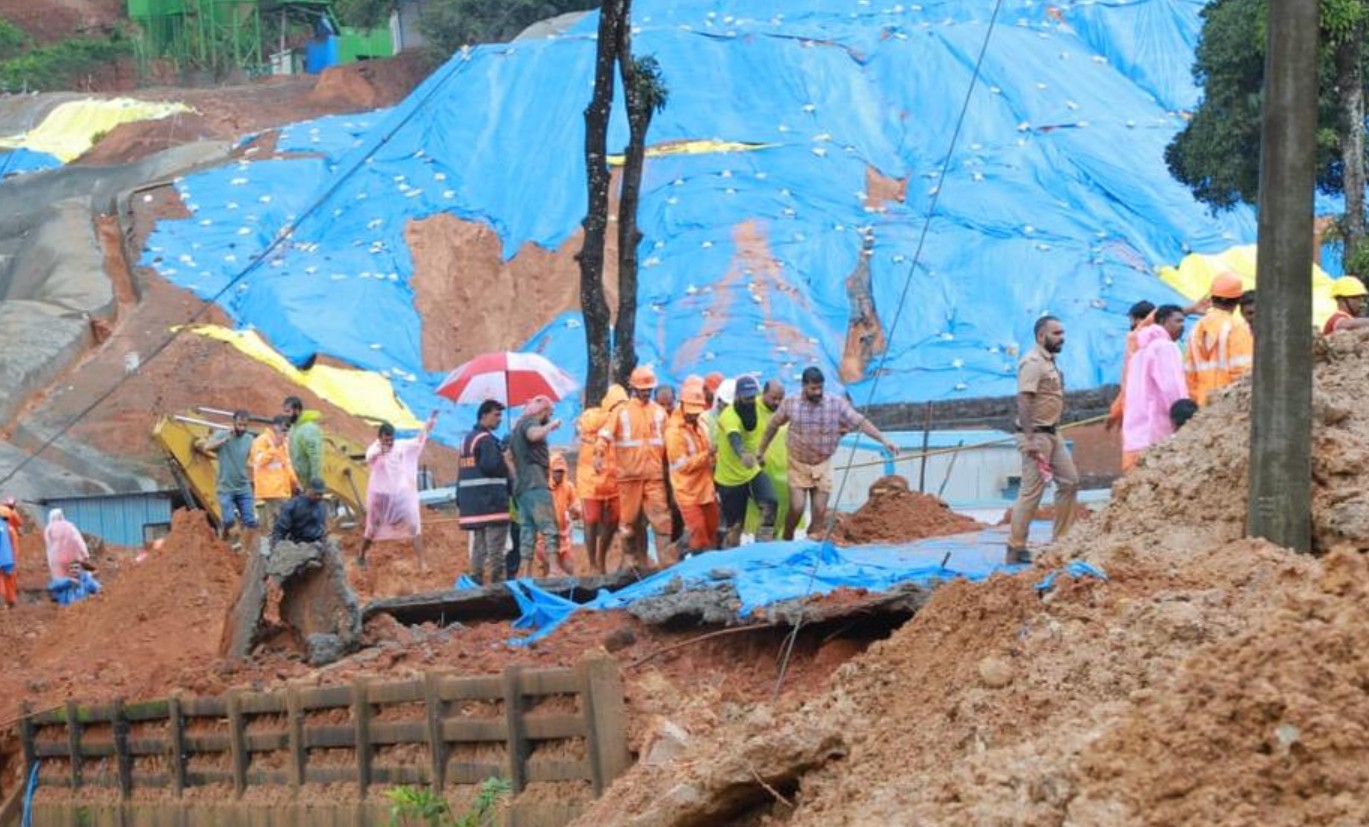 Kerala Wayanad Landslide Kills Three, Seven Missing
