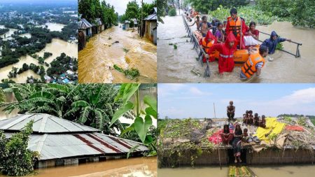 বন্যায় প্রাণহানি বেড়ে ৫৪, দেড় লাখ পরিবার পানিবন্দি Bonna