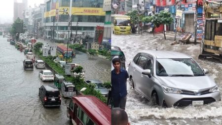 বৃষ্টিতে আজও ডুবে গেছে বেশ কিছু সড়ক, ভোগান্তিতে নগরবাসী Rain
