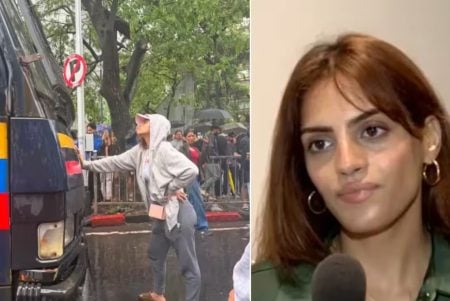 Riya Ahir seeks FIR withdrawal as Mumbai protest harassment complaint draws police attention Riya Ahir seeks FIR withdrawal as Mumbai protest