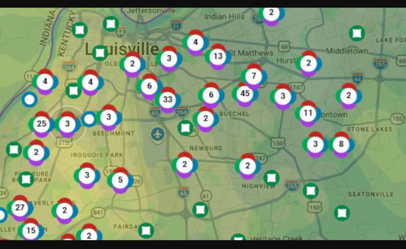 MLGW Outage Map
