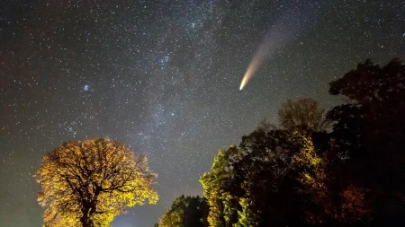 Perseid meteor shower peak
