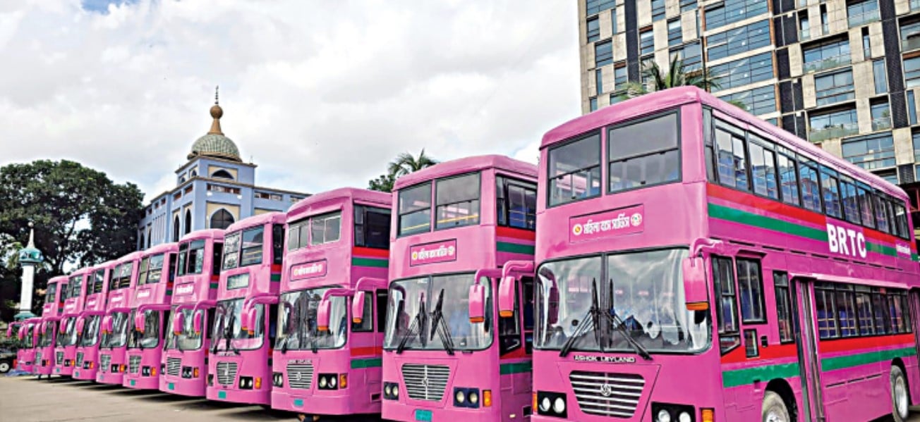 pink bus routes