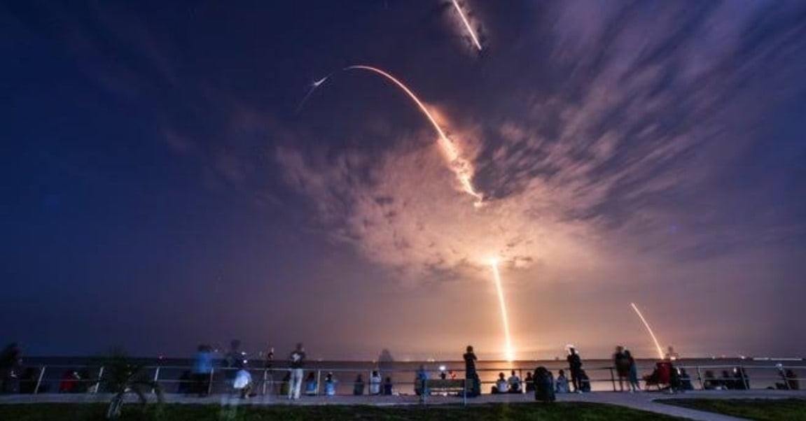 spacex falcon 9 rocket launch