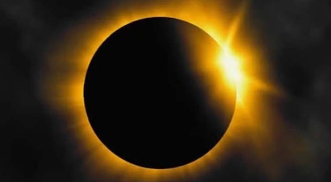total solar eclipse today