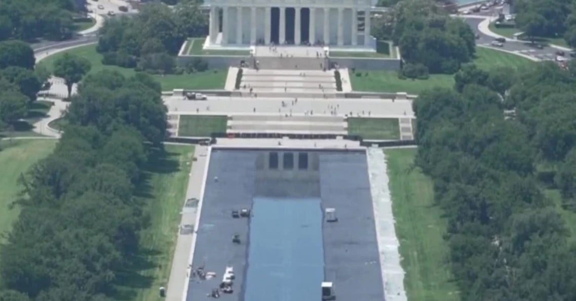 trump administration reflecting pool case