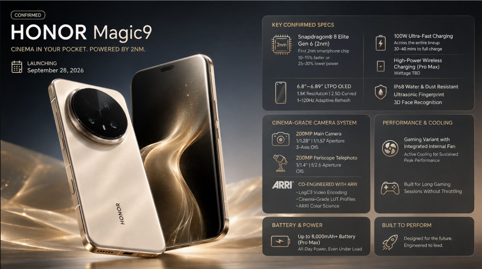 HONOR Magic9 Specifications