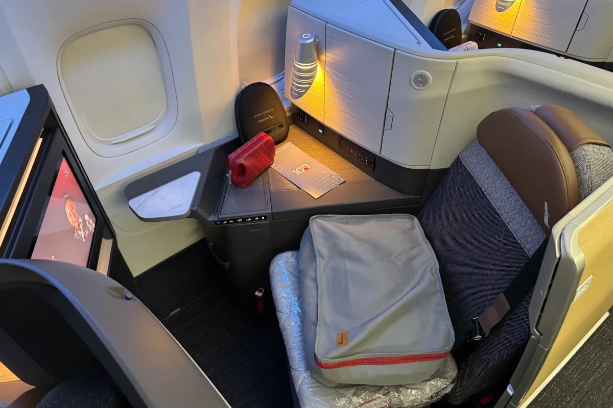 American Airlines first class