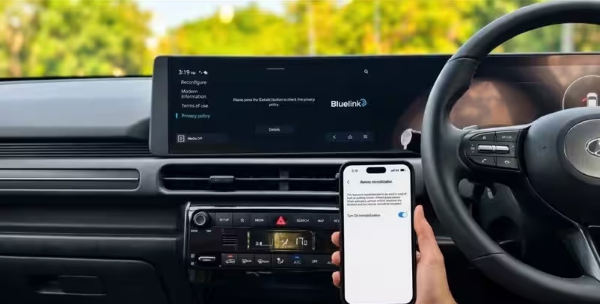 Hyundai adds remote immobiliser support to Venue through Bluelink Hyundai Venue remote immobiliser