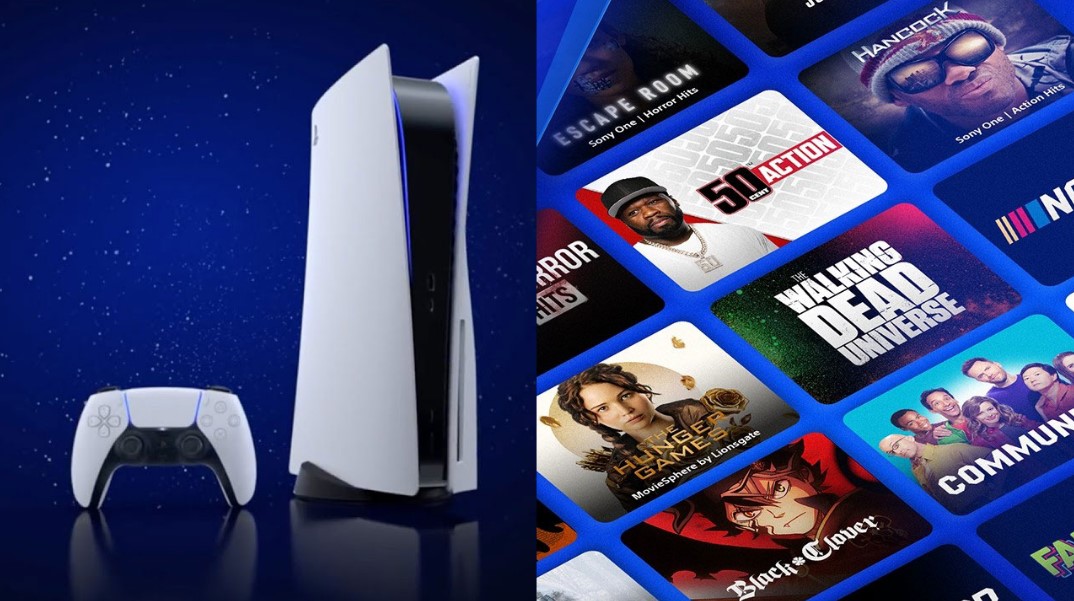 PS5 live TV channels