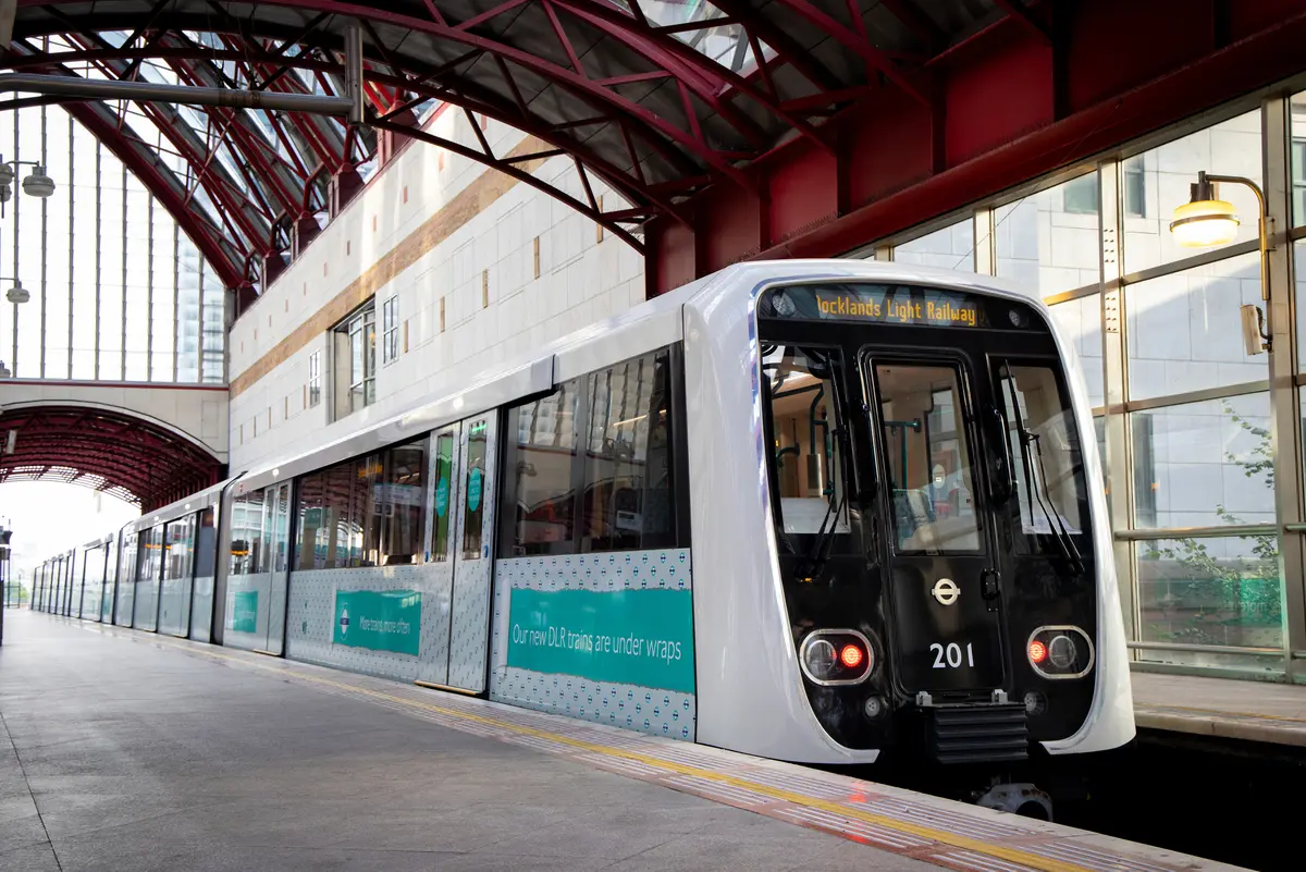 new DLR trains